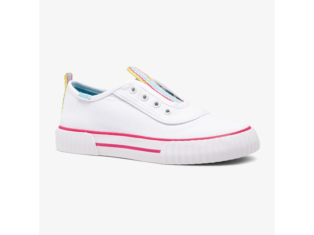 Keds Topkick Washable Slip-On Djevojke Slip On Sneakers Bijele | RS-94391