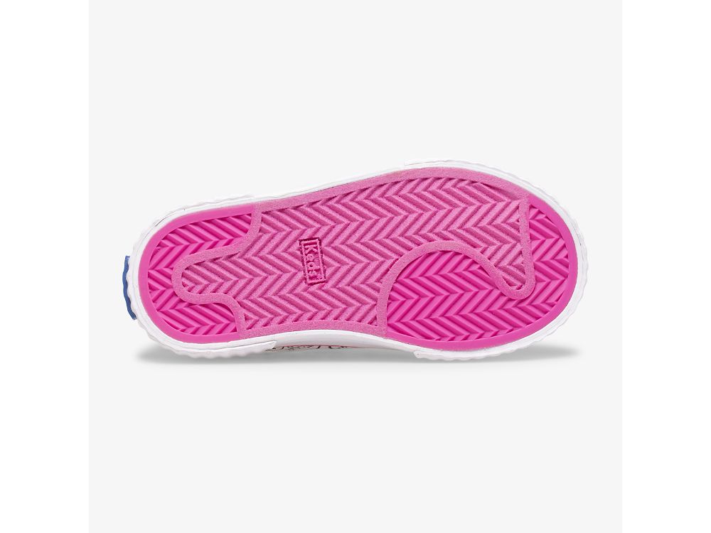 Keds Topkick Washable Slip On Jr Djevojke Slip On Sneakers Bijele Roze | RS-85549