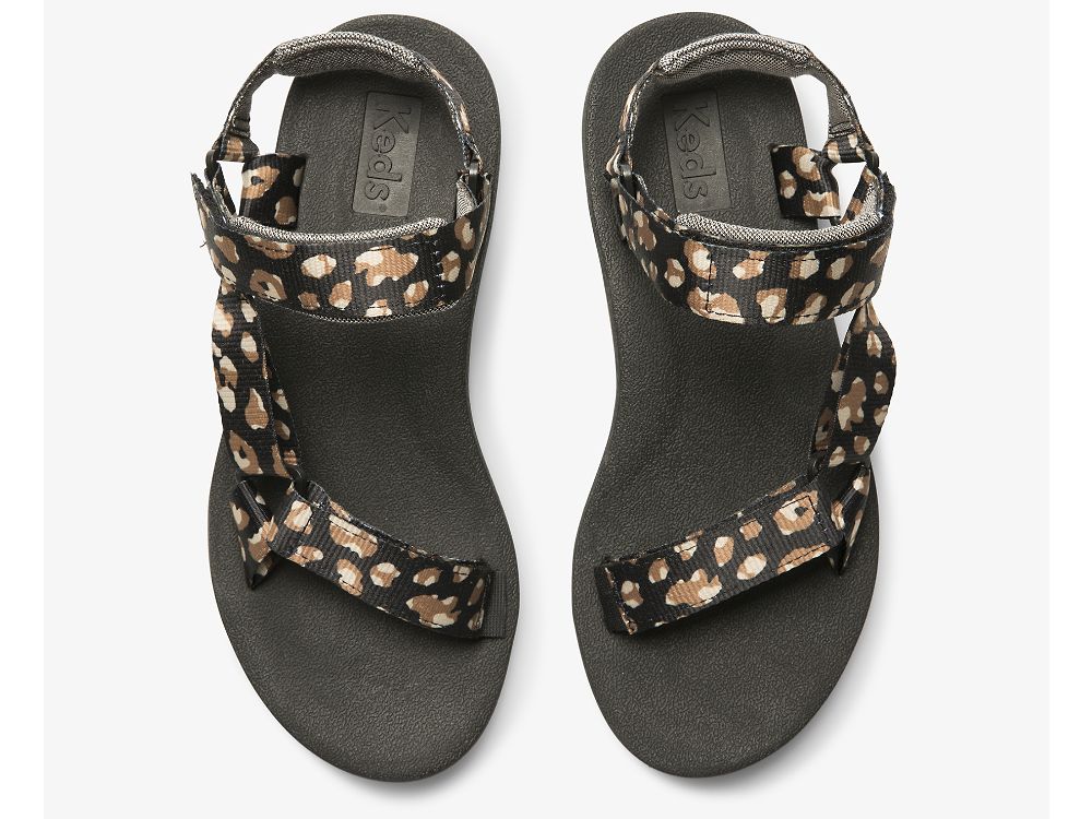 Keds Trio Eco Sandal with Tencel™ Ženske Sandale Leopard | RS-92783