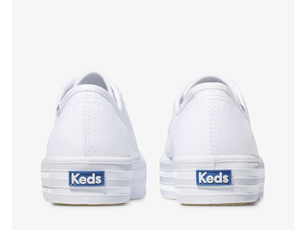 Keds Triple Kick Ženske Tenisice Bijele | RS-94750