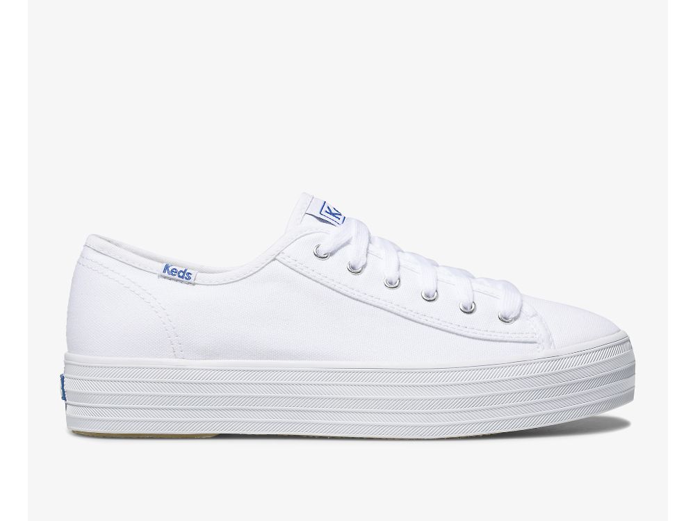 Keds Triple Kick Ženske Tenisice Bijele | RS-94750