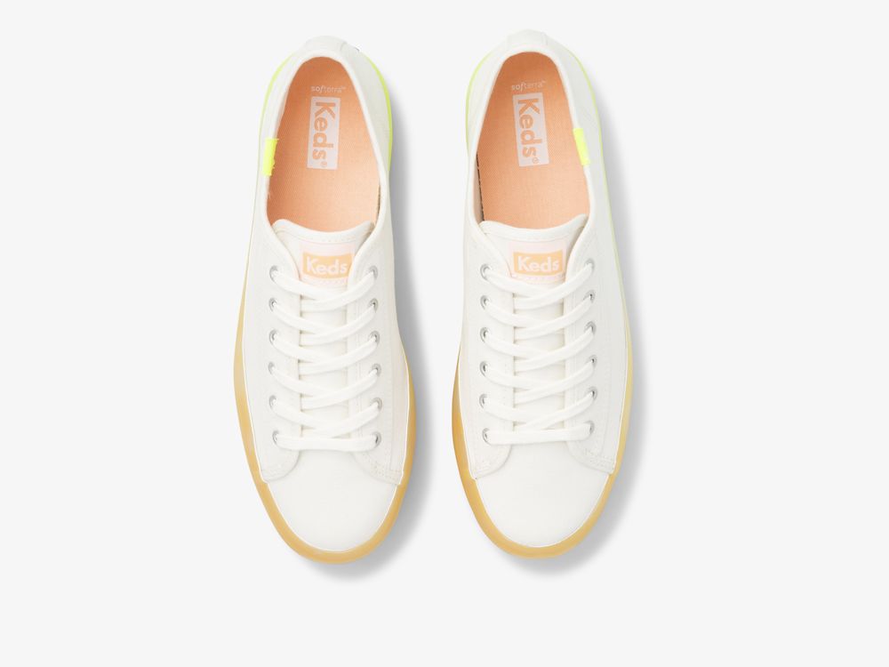 Keds Triple Up Ombre Foxing Ženske Platforma Sneakers Bijele Visebojne | RS-93960