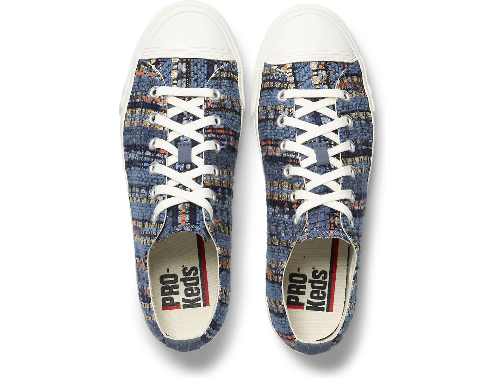 Keds Woven Royal Lo Muške Patike Plave | RS-64630